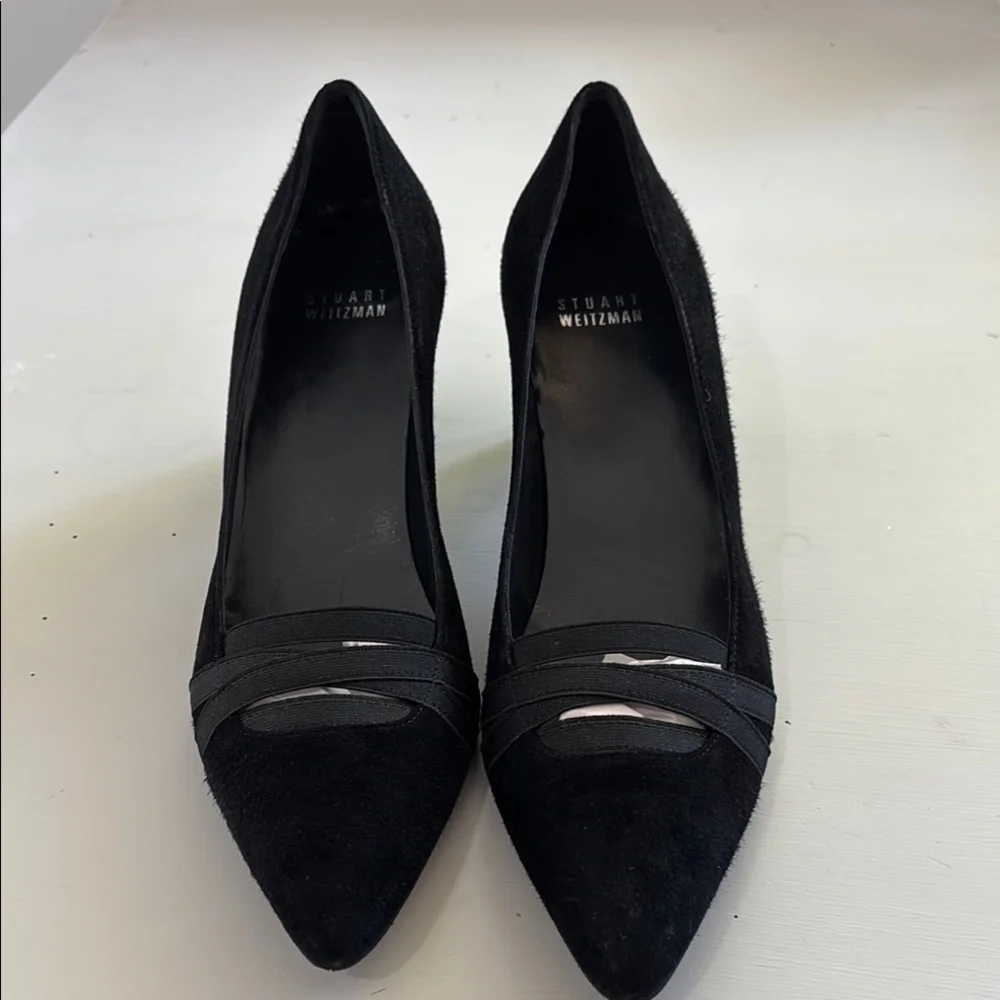 Stuart Weitzman Black Women's suede‎ classic pumps Size 8.5N